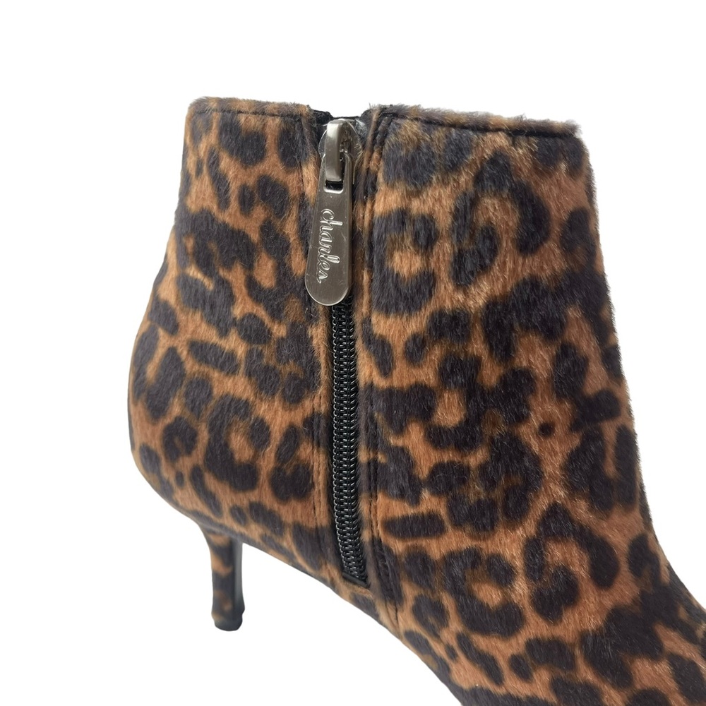 Charles by Charles David Accurate Leopard Booties Sz. 6 1/5 - Picture 5 of 10